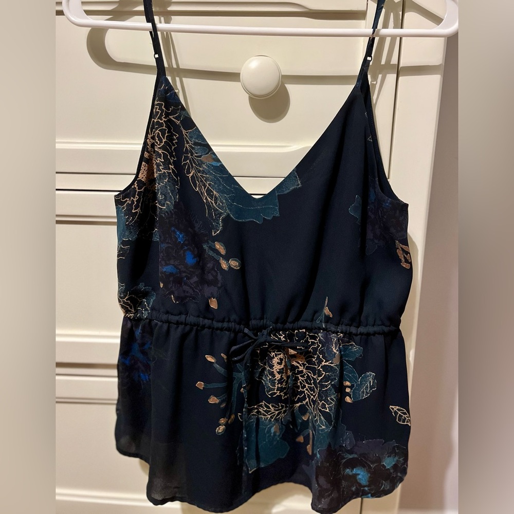 Babaton Peplum Tank with Tie